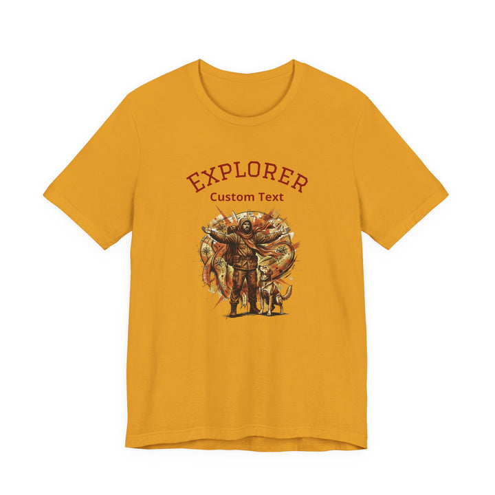 Personalize Explore Adventure T-Shirt | Personalized Hiker Graphic Tee | Custom Outdoor Nature Gift