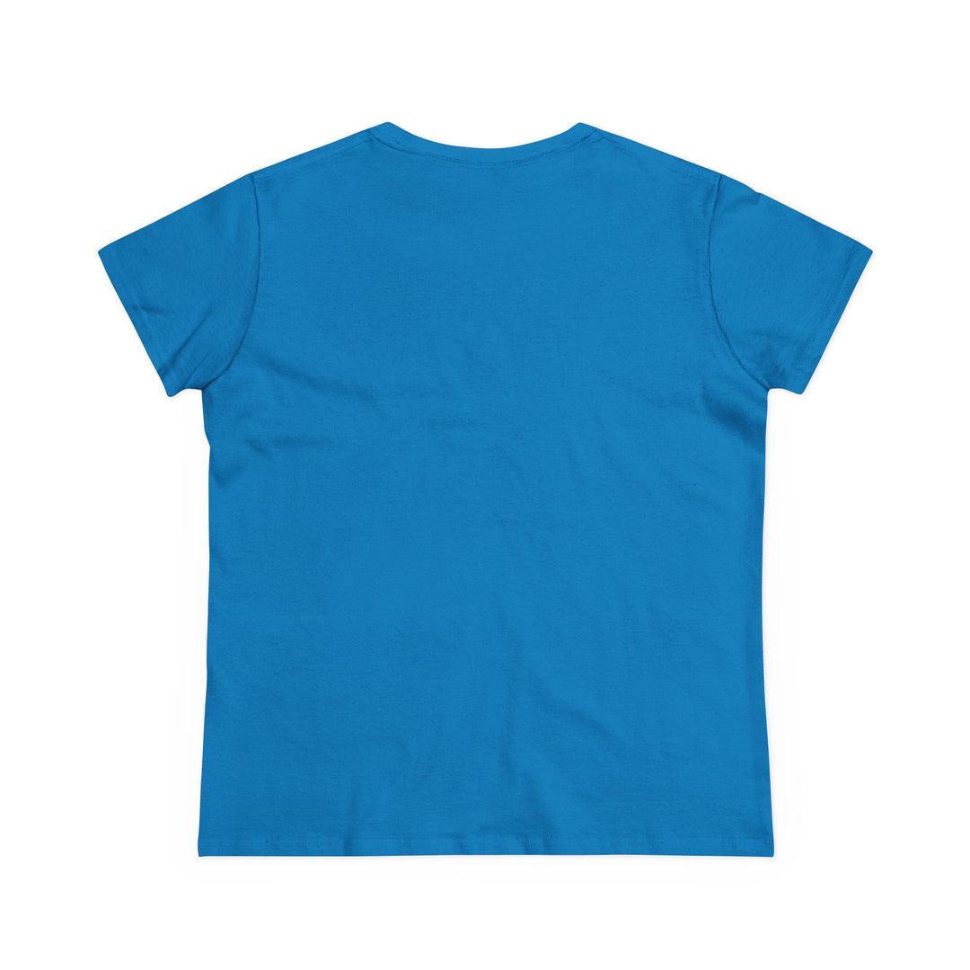 Semi-Fitted Cotton Tee with Minimalist Floral Graphic T-Shirt