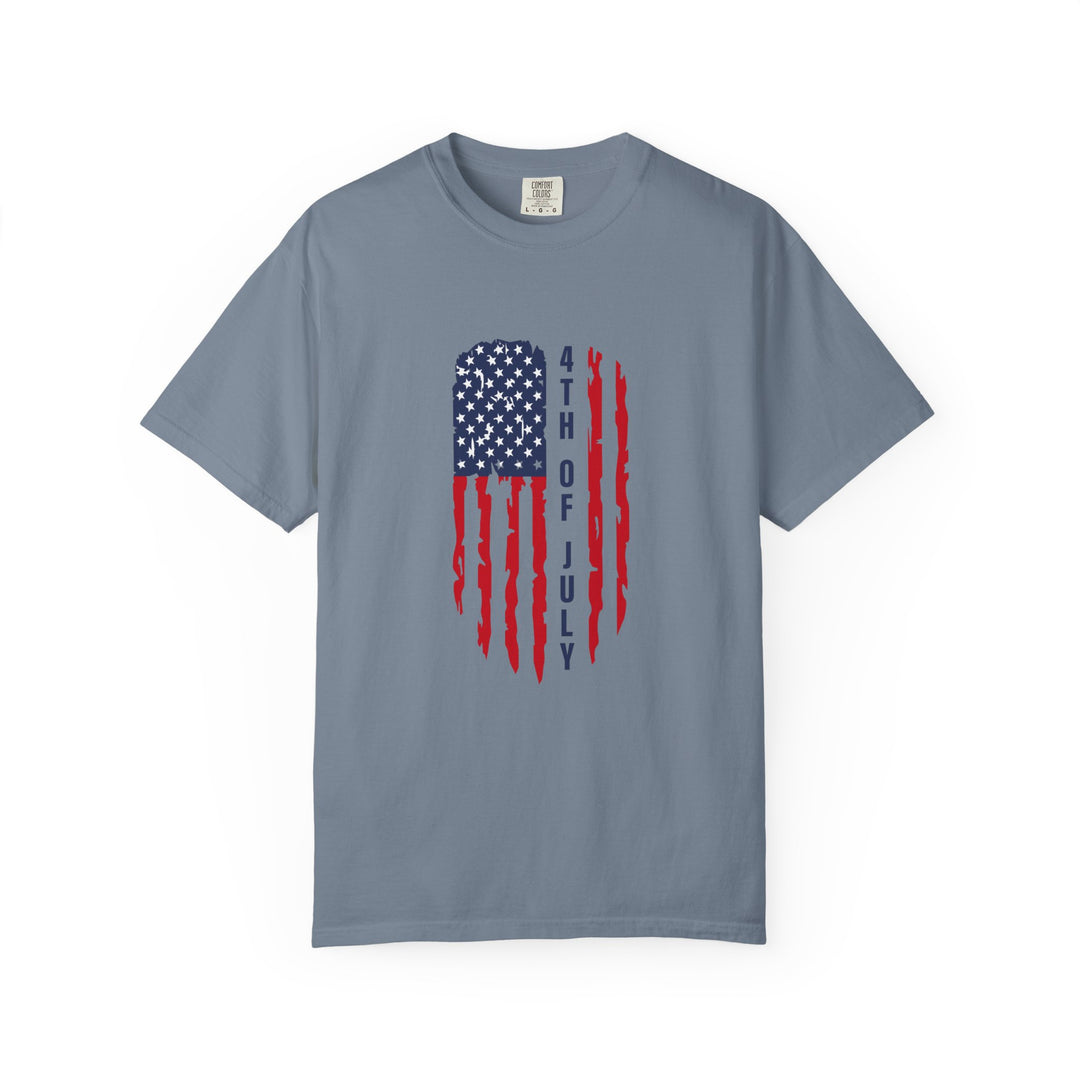 4th of July Distressed Flag T-Shirt