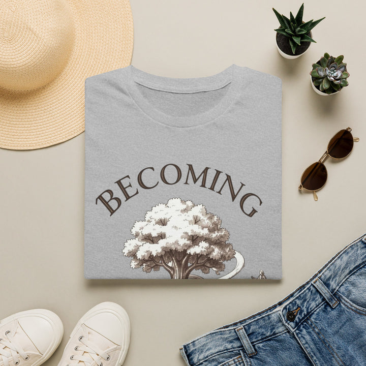 BECOMING Tree of Life Shirt | Personal Growth Tee | Inspirational Nature Shirt | Mindfulness Gift | Botanical Graphic T-Shirt