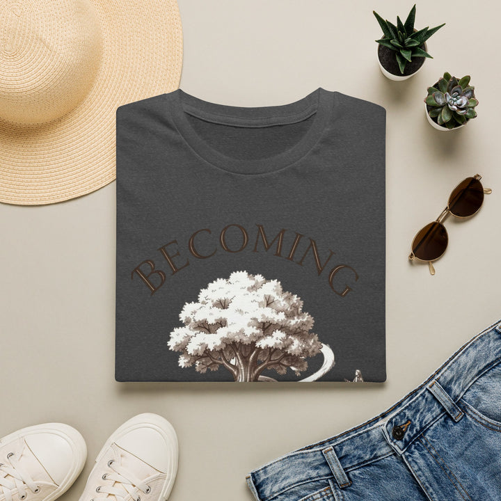 BECOMING Tree of Life Shirt | Personal Growth Tee | Inspirational Nature Shirt | Mindfulness Gift | Botanical Graphic T-Shirt