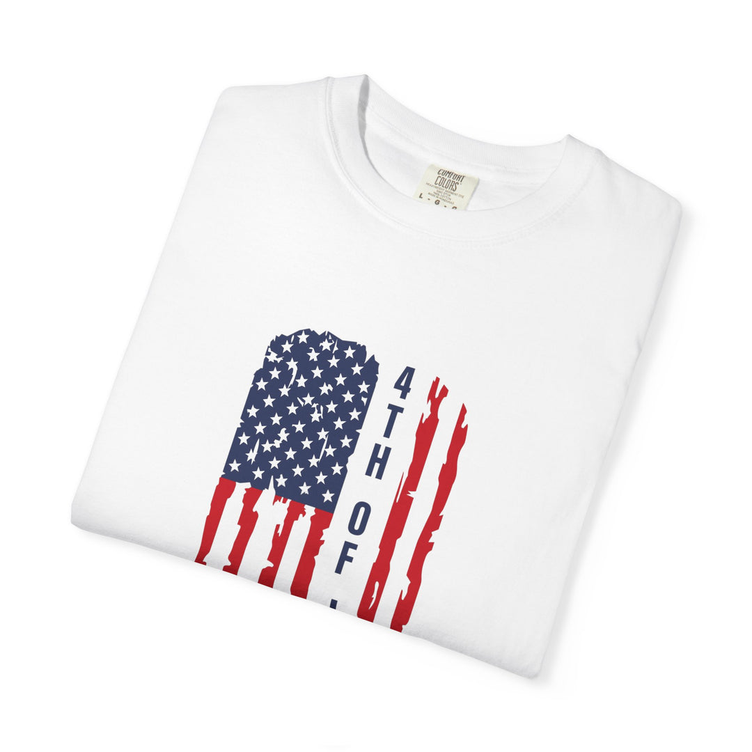 4th of July Distressed Flag T-Shirt