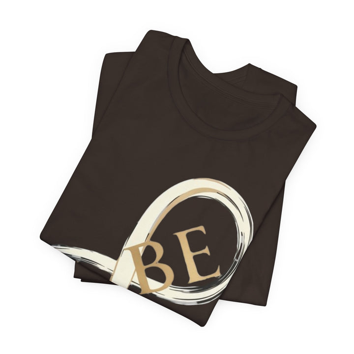 VIBE Infinity Shirt | Minimalist Graphic Tee | Modern Streetwear T-Shirt | Gold Infinity Symbol Shirt | Aesthetic Fashion Tee