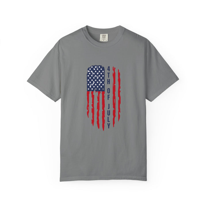 4th of July Distressed Flag T-Shirt