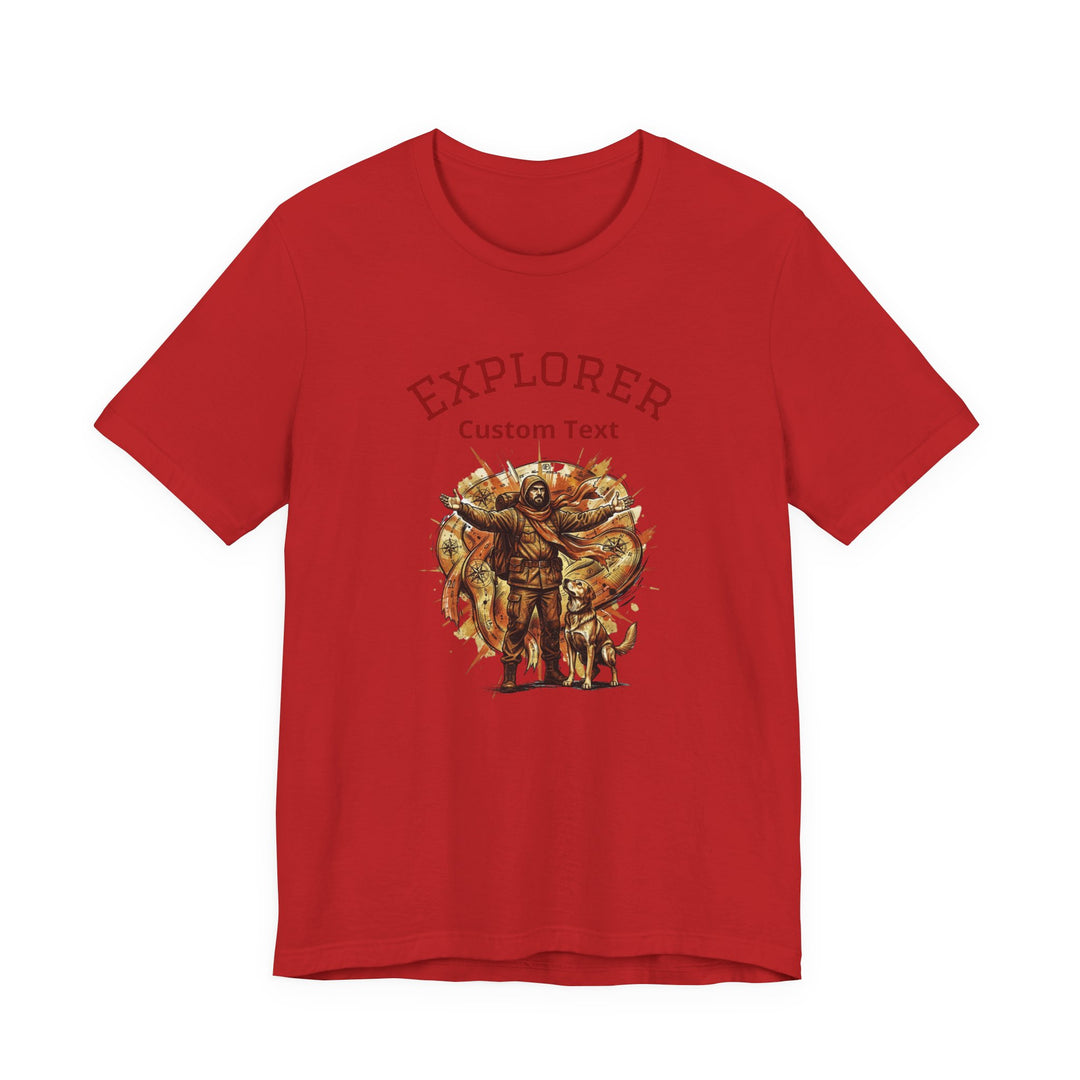 Personalize Explore Adventure T-Shirt | Personalized Hiker Graphic Tee | Custom Outdoor Nature Gift