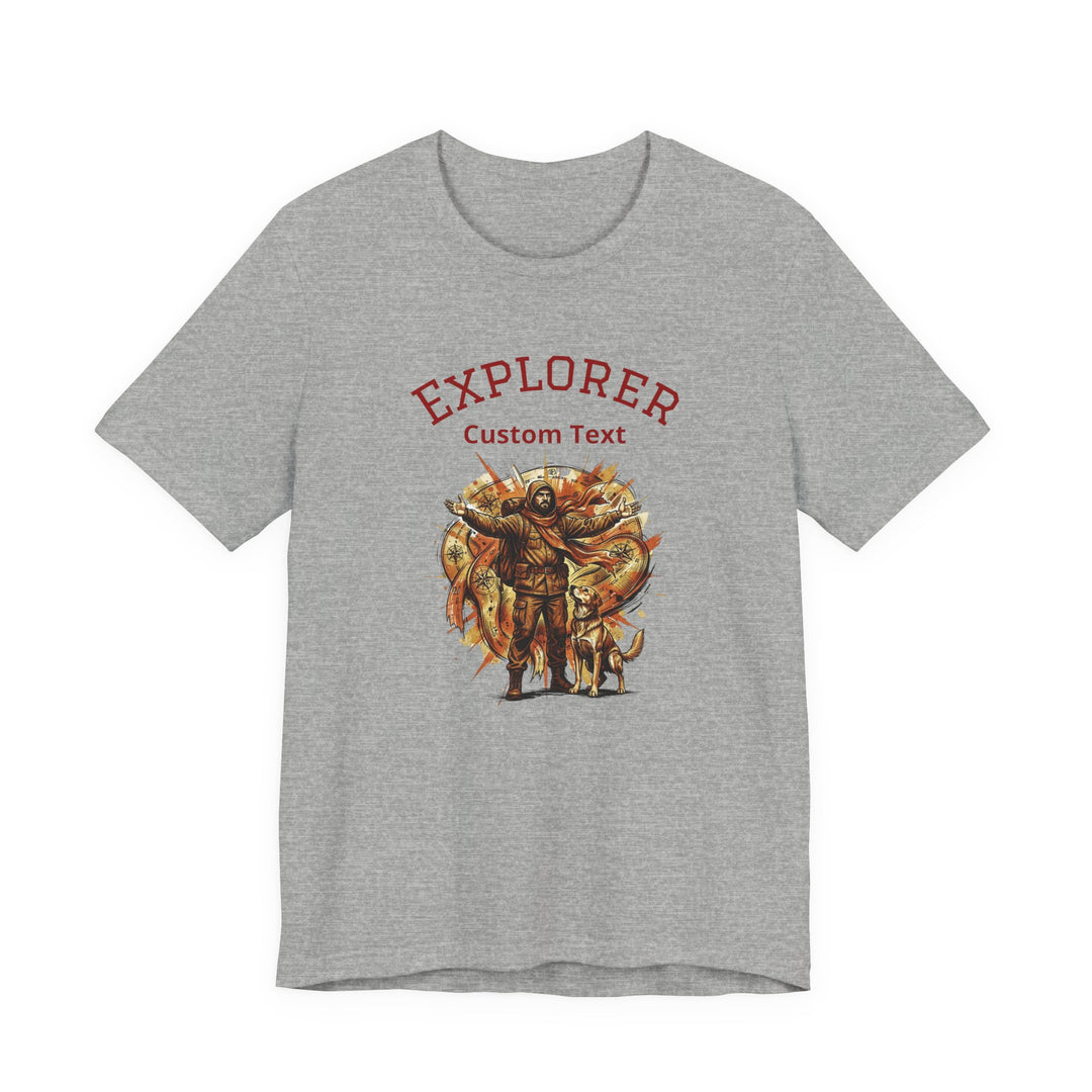 Personalize Explore Adventure T-Shirt | Personalized Hiker Graphic Tee | Custom Outdoor Nature Gift