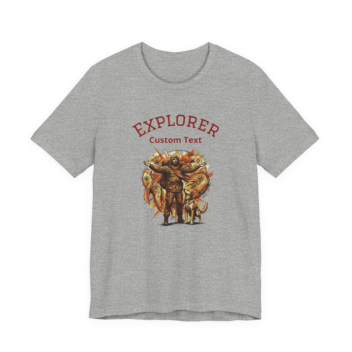 Personalize Explore Adventure T-Shirt | Personalized Hiker Graphic Tee | Custom Outdoor Nature Gift