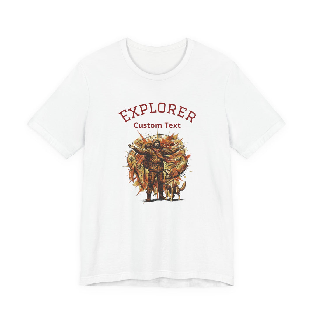 Personalize Explore Adventure T-Shirt | Personalized Hiker Graphic Tee | Custom Outdoor Nature Gift