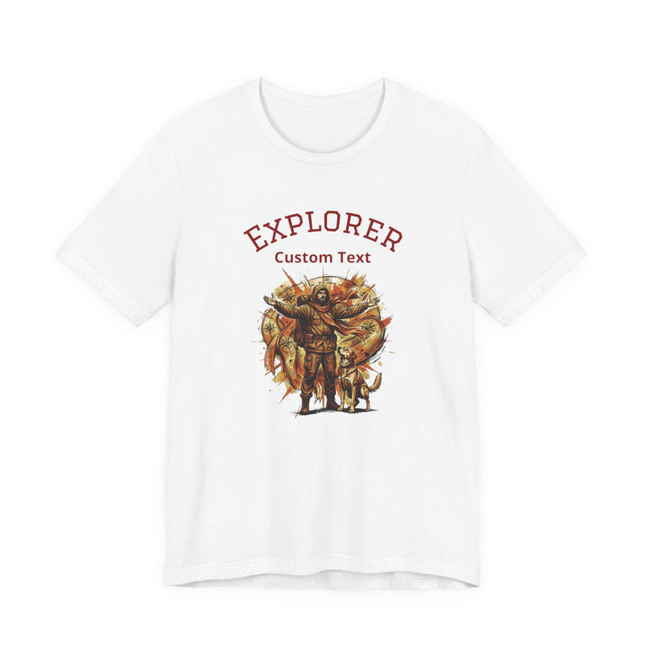 Personalize Explore Adventure T-Shirt | Personalized Hiker Graphic Tee | Custom Outdoor Nature Gift