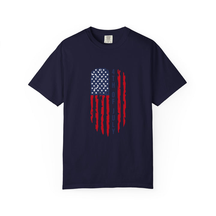4th of July Distressed Flag T-Shirt