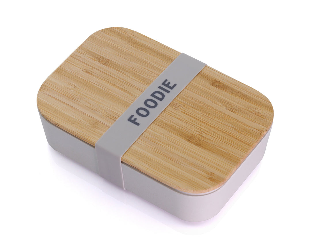 Pack of 3 Foodie Bamboo Lunch Box in Gray | Eco-Friendly and