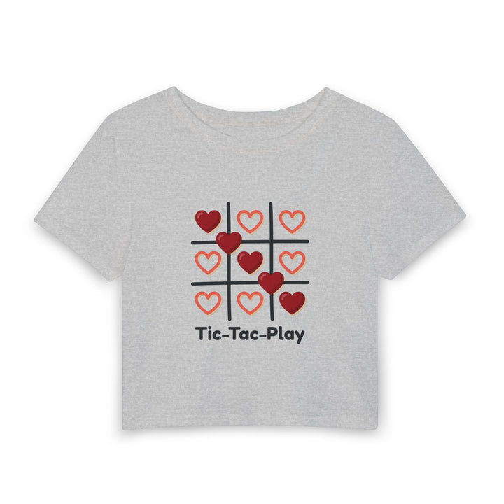 Cropped Botanical Figure Tee with Earth-Tone Illustration