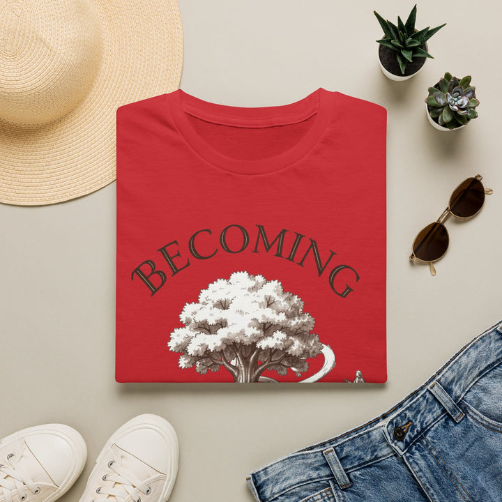 BECOMING Tree of Life Shirt | Personal Growth Tee | Inspirational Nature Shirt | Mindfulness Gift | Botanical Graphic T-Shirt