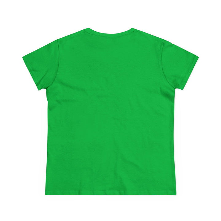 Semi-Fitted Cotton Tee with Minimalist Floral Graphic T-Shirt