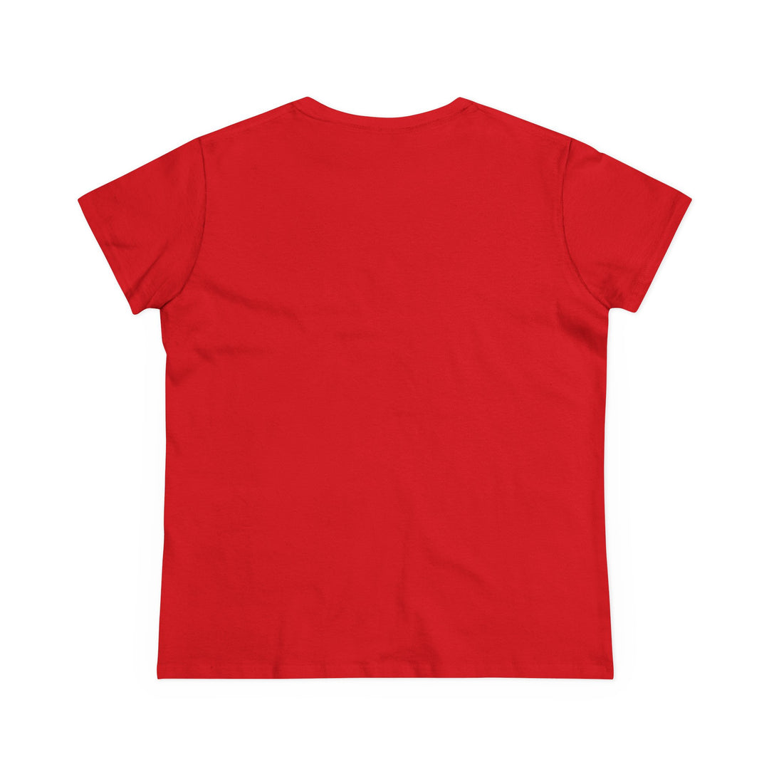 Semi-Fitted Cotton Tee with Minimalist Floral Graphic T-Shirt