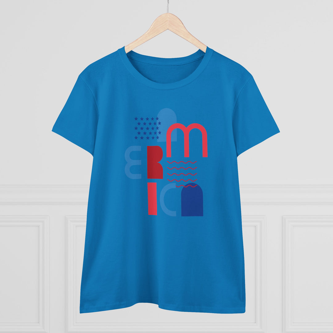 Semi-Fitted Cotton Tee with Minimalist Floral Graphic T-Shirt