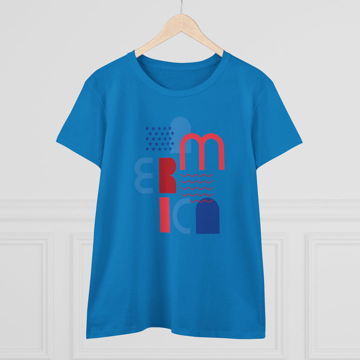 Semi-Fitted Cotton Tee with Minimalist Floral Graphic T-Shirt