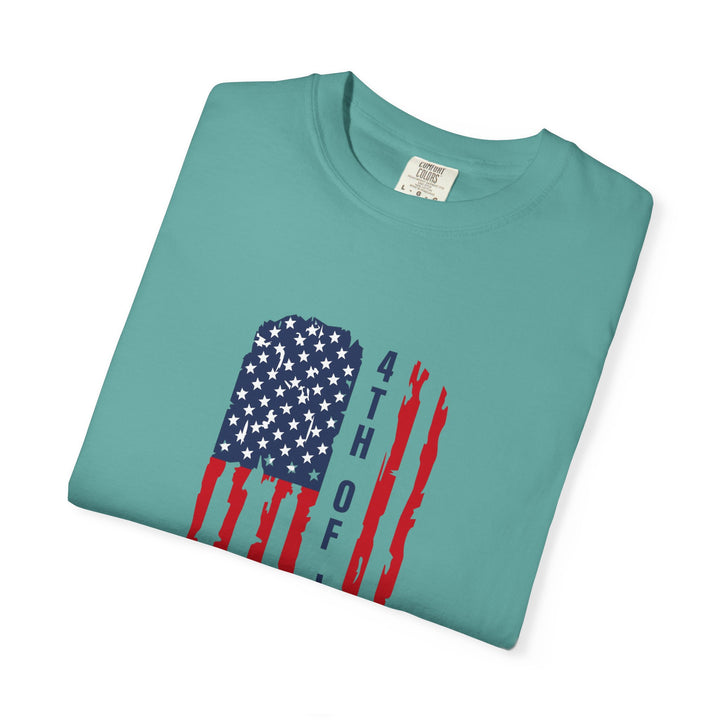 4th of July Distressed Flag T-Shirt