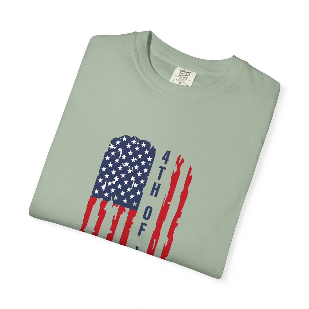 4th of July Distressed Flag T-Shirt