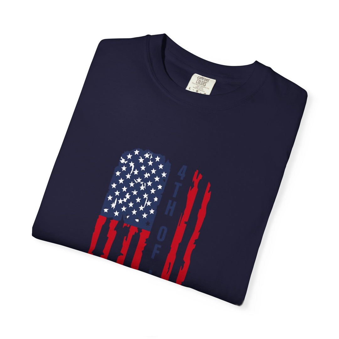 4th of July Distressed Flag T-Shirt