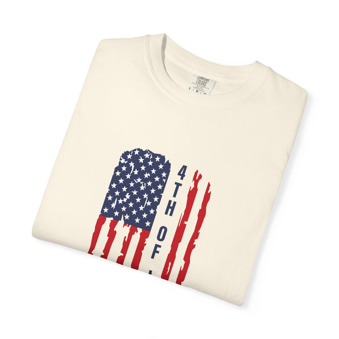 4th of July Distressed Flag T-Shirt