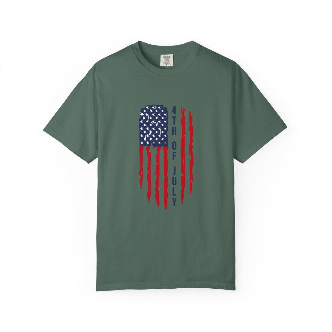 4th of July Distressed Flag T-Shirt