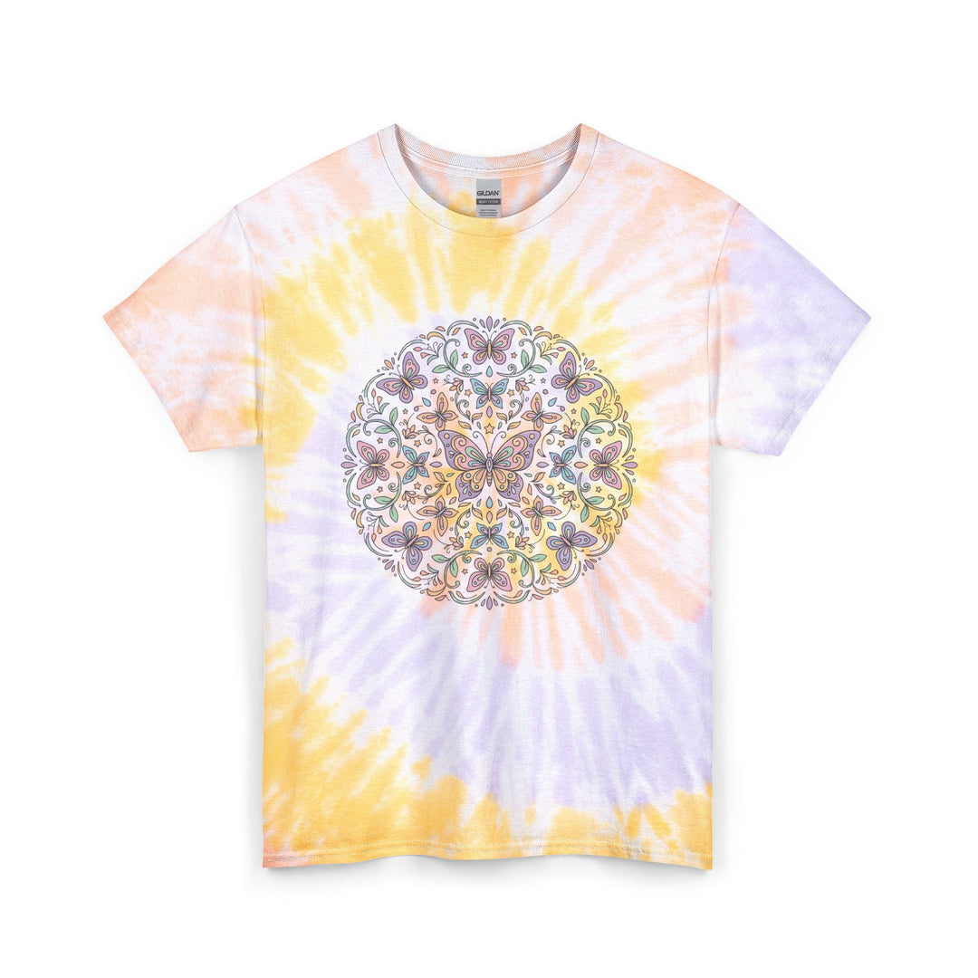 Tie-Dye Mandala Tee — Pastel Spiral Cotton T-Shirt