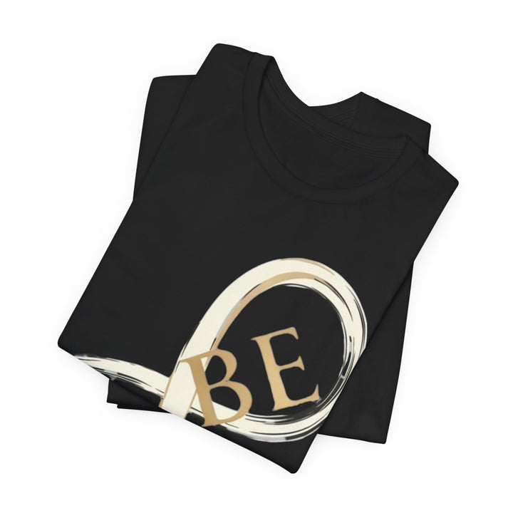 VIBE Infinity Shirt | Minimalist Graphic Tee | Modern Streetwear T-Shirt | Gold Infinity Symbol Shirt | Aesthetic Fashion Tee