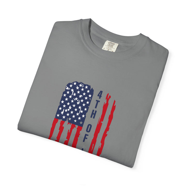 4th of July Distressed Flag T-Shirt