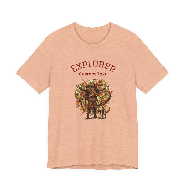 Personalize Explore Adventure T-Shirt | Personalized Hiker Graphic Tee | Custom Outdoor Nature Gift