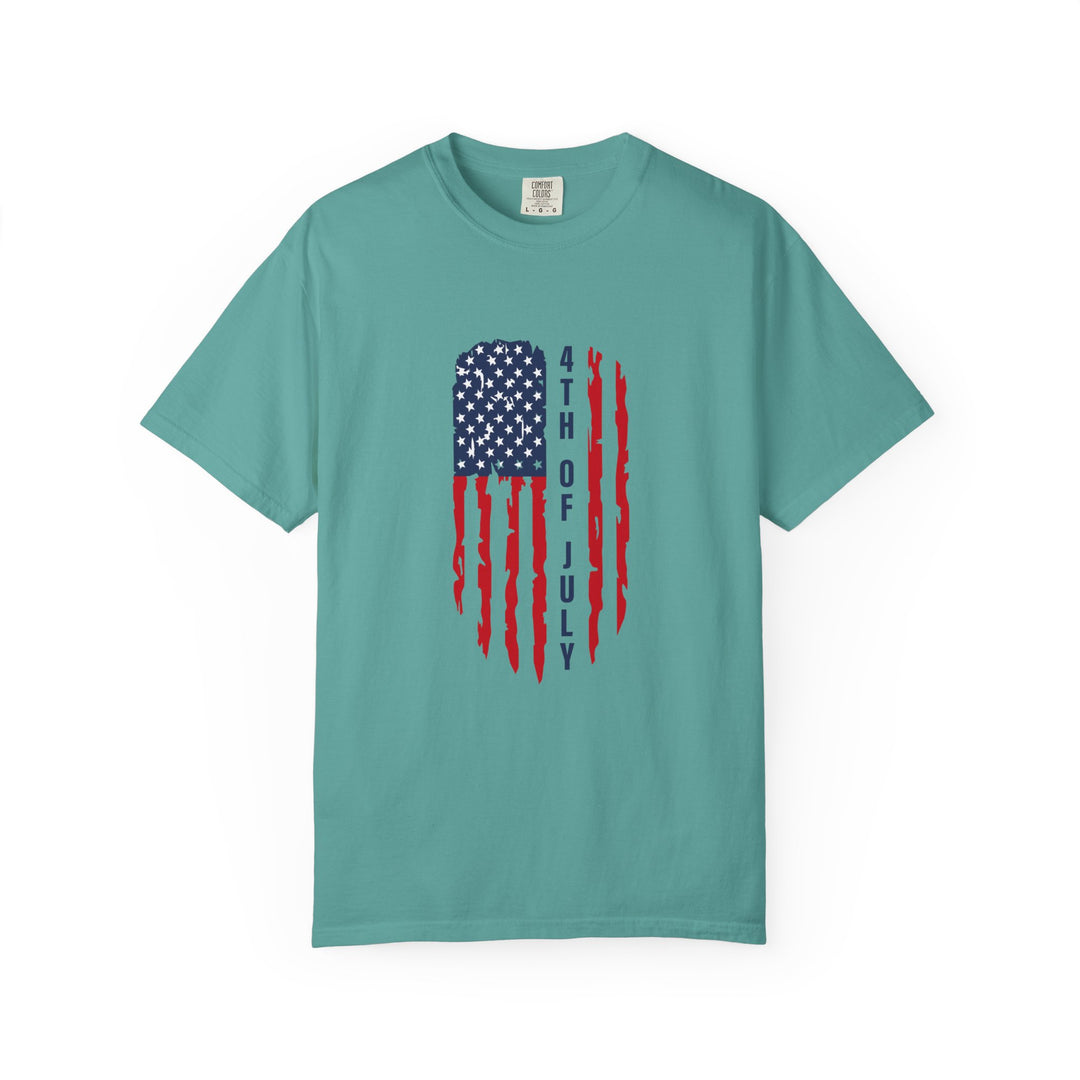 4th of July Distressed Flag T-Shirt
