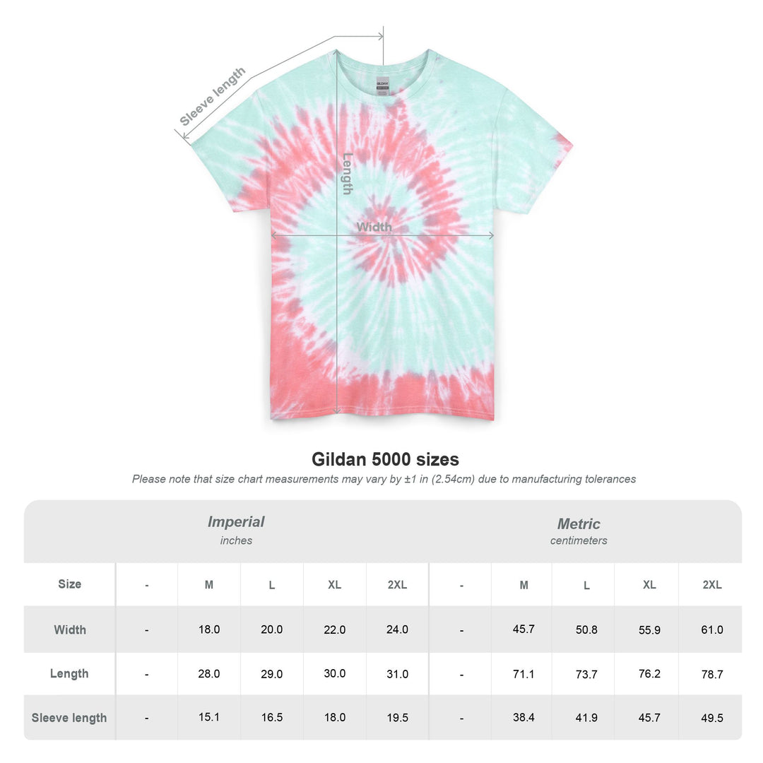 Tie-Dye Mandala Tee — Pastel Spiral Cotton T-Shirt