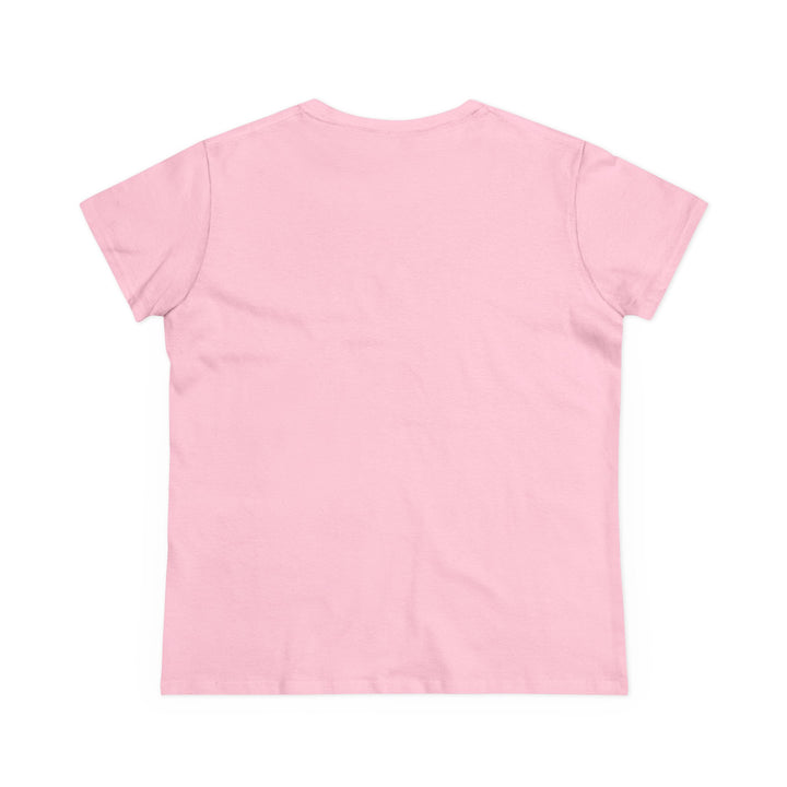 Semi-Fitted Cotton Tee with Minimalist Floral Graphic T-Shirt