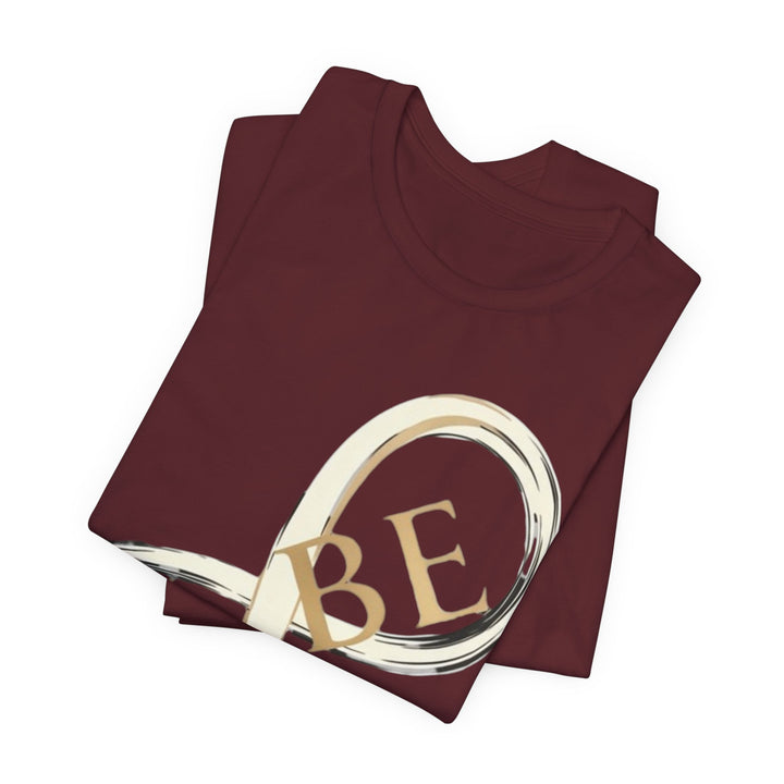 VIBE Infinity Shirt | Minimalist Graphic Tee | Modern Streetwear T-Shirt | Gold Infinity Symbol Shirt | Aesthetic Fashion Tee