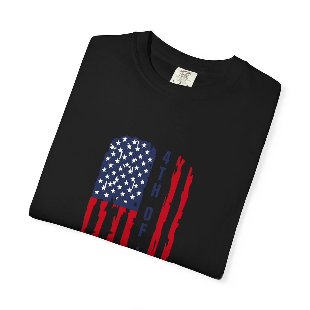 4th of July Distressed Flag T-Shirt