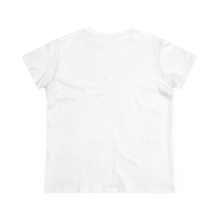 Semi-Fitted Cotton Tee with Minimalist Floral Graphic T-Shirt